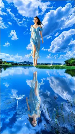 Water reflection