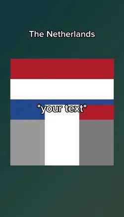 Tri colored flags