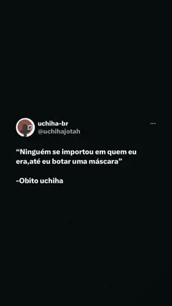 Frase de obito uchih