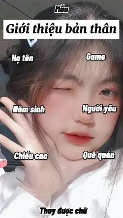 Giới thiệu bản thân