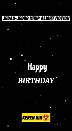 HAPPY BIRTHDAY