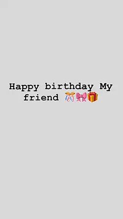 Happy birthday 
