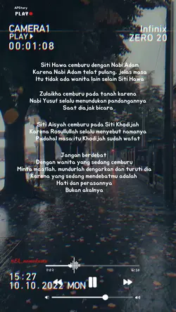 Cemburunya istriNABI