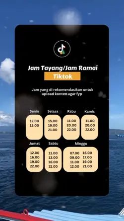 Jam Upload konten