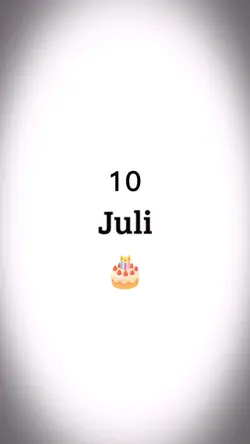 HBD 10 Juli 2022