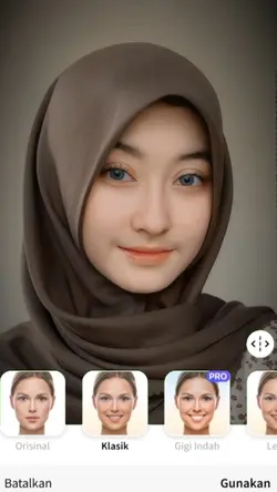 jj face ap senyum