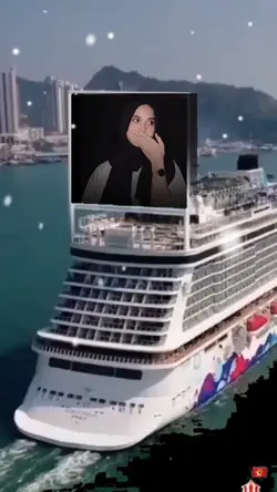 kapal pesiar viral