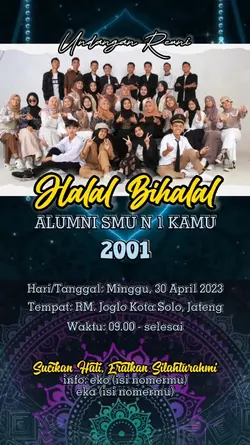 undangan reuni