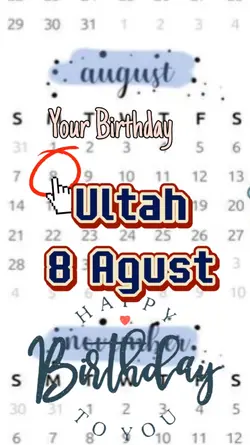 ULTAH 8 AGUSTUS