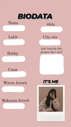 biodata time