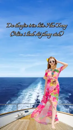 Du thuyền trên biển