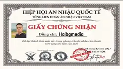 Chứng chỉ uống bia