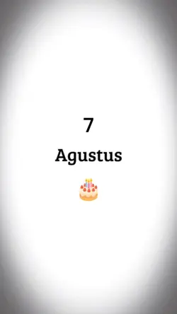 HBD 7 Agustus 2022