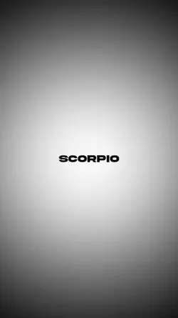 Zodiac sign SCORPIO