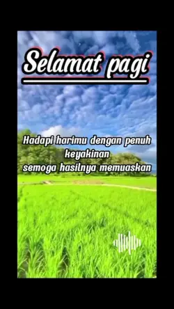 selamat pagi