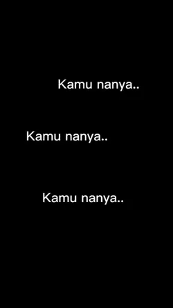kamu nanya