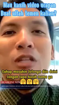 video ucapan 