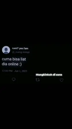 cuma bisa liat