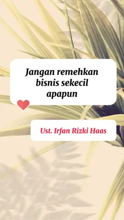 Ust.Irfan Rizki Haas