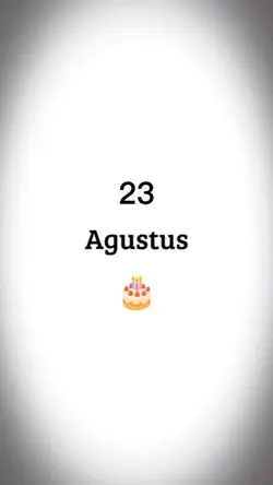 HBD 23 Agustus 2022