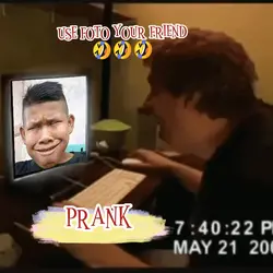PRANK FOTO TEMAN
