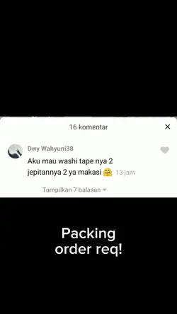 Req packing order