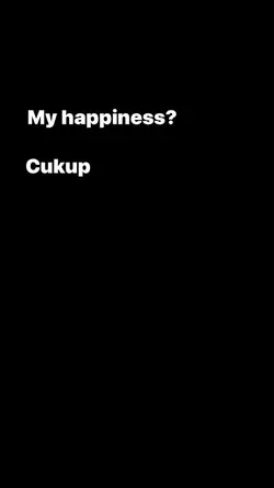 My happines?