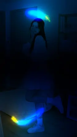 glowing neons