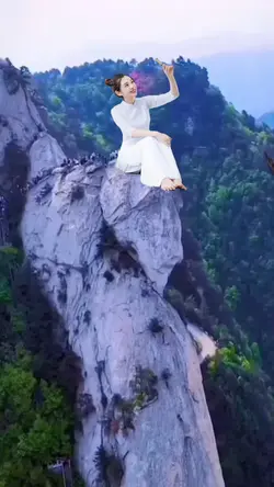 above the mountain