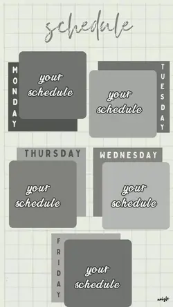 schedule