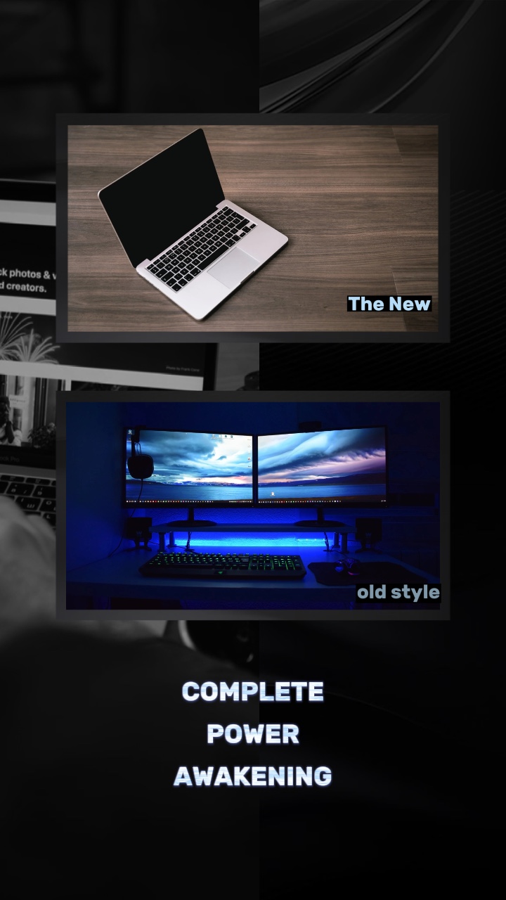 Computer Photo Editing Template - Pippit