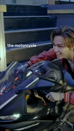 the motorcycle