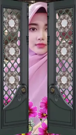 Senyum berbunga
