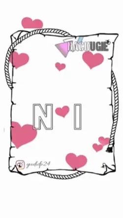 #JJ Inisial N Love I