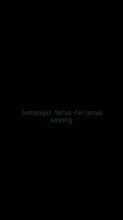 semangat kerjanya