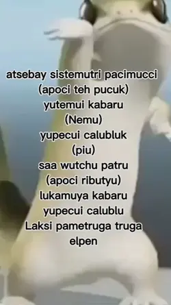 Lirik Apoci Ributyu