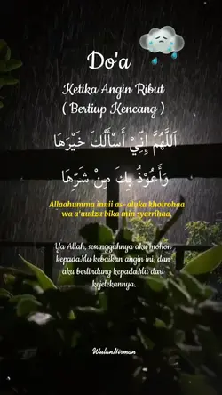 Doa angin kencang