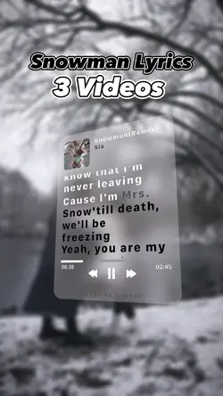 Snowman Lyrics