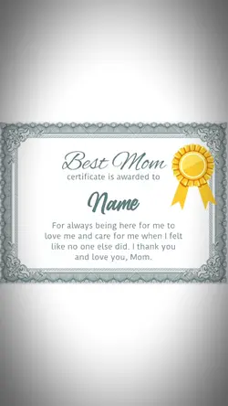 Best Mom Award