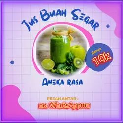 Promosi Jus Buah