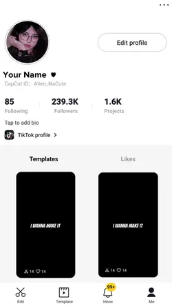 #CapcutProfile