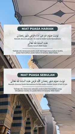 Niat Puasa