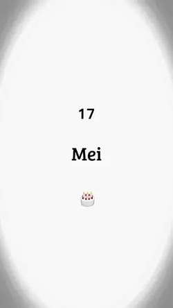 HBD 17 MEY 2022