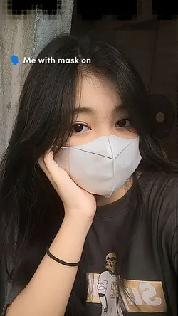 me with mask on