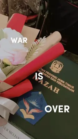 war is over