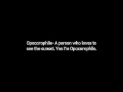 Opacarophile