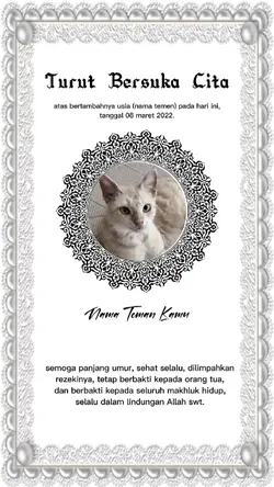 UCAPAN ULTAH SAMPUL