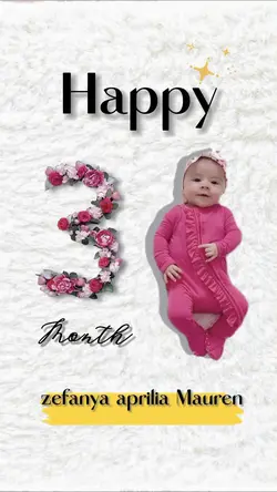 Happy 3 Month Baby