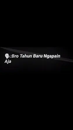 TahunBaruNgapainAja