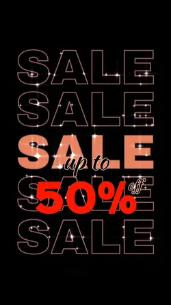 Sale up to 50%off